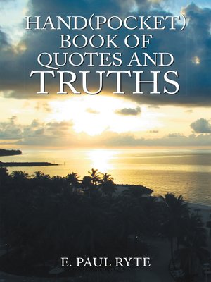 cover image of Hand(Pocket)Book of Quotes and Truths